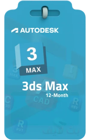 تفعيل برنامج Autodesk 3ds Max 12-Month اشتراك برنامج أوتوديسك ثري دي اس ماكس 3ds Max لمدة 12 شهر للتصميم المعماري والرندر