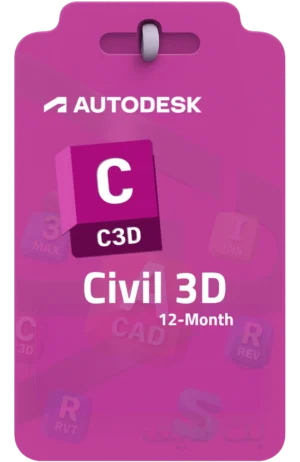 تفعيل برنامج Civil 3D 12-Month اشتراك سيفيل ثري دي Civil 3D لمدة 12 شهر للهندسة المدنية والبنية التحتية